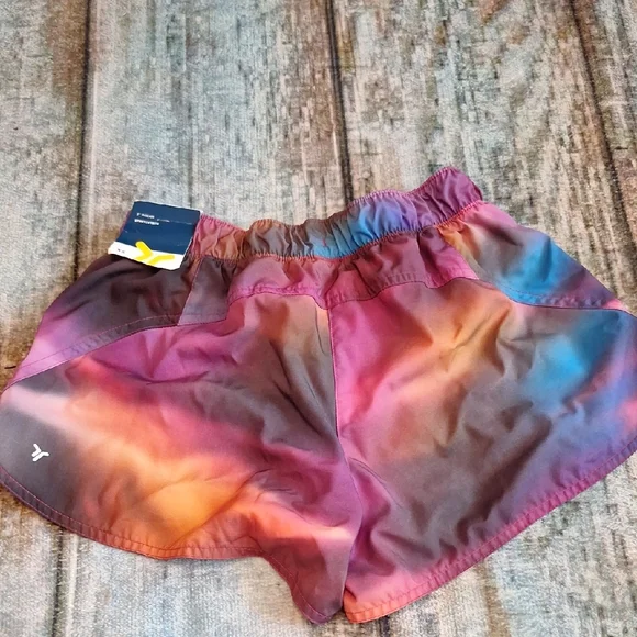 Old Navy Pink and Orange Athletic Shorts with Elastic Waistband. NWT Size XS - Picture 4 of 8